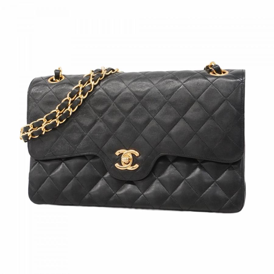 CHANEL 【5db1516】シャネル ショルダーバッグ マトラッセ Wフラップ W  