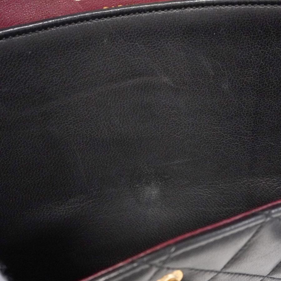 CHANEL 【5db1516】シャネル ショルダーバッグ マトラッセ Wフラップ W  