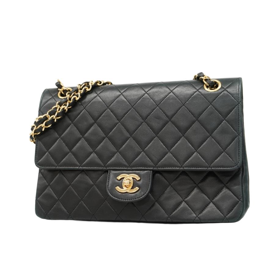 CHANEL 【5db1721】シャネル ショルダーバッグ マトラッセ Wフラップ W  