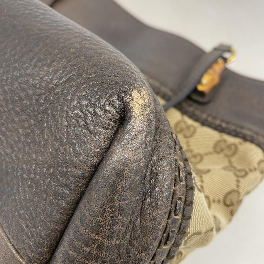 GUCCI 【5db1739】グッチ トートバッグ GGキャンバス/バンブー 353125  