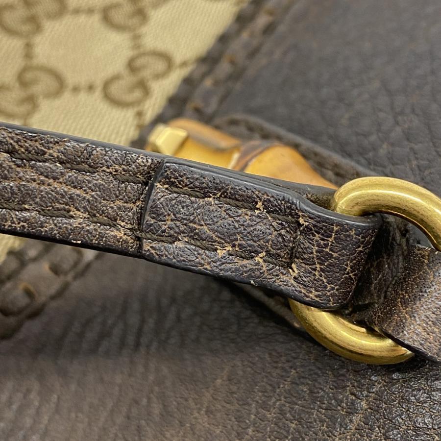 GUCCI 【5db1739】グッチ トートバッグ GGキャンバス/バンブー 353125  