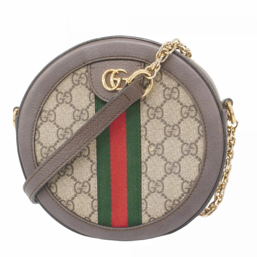 グッチ　ショルダーバッグ　GGキャンバス シェリーライン GUCCI グッチ ショルダーバッグ GGクリスタル シェリーラインエナメル