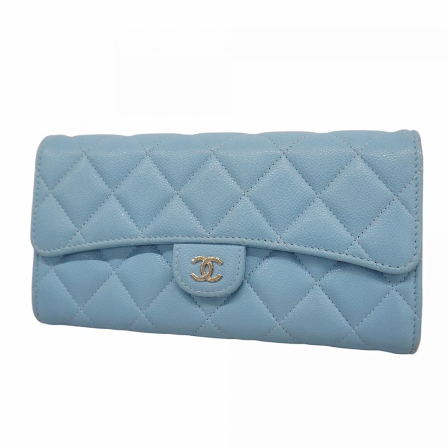 CHANEL ☆SALE【5db1765】シャネル 長財布 マトラッセ キャビア CHANEL ☆SALE【5db1765】シャネル 長財布 マトラッセ キャビア
