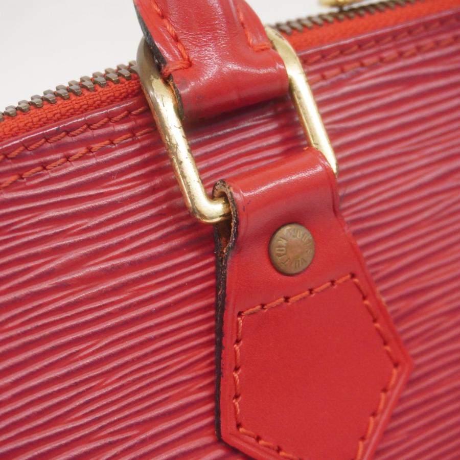LOUIS VUITTON】ハンドバッグアルマエピレザーレッド自立.