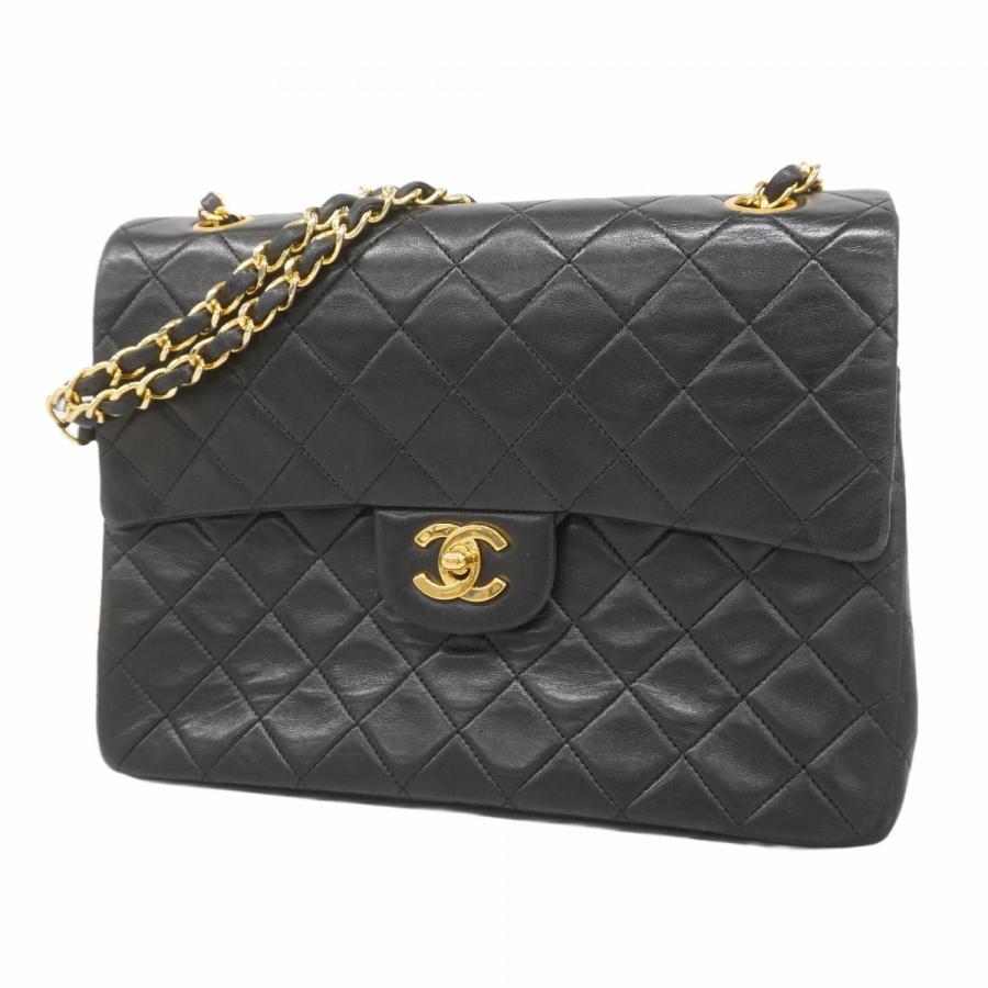 CHANEL 【5db1940】シャネル ショルダーバッグ マトラッセ Wフラップ W  