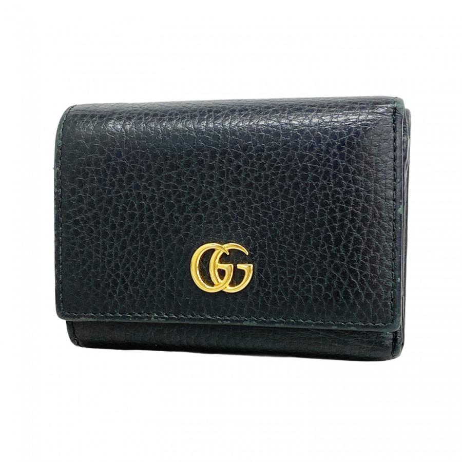 GUCCI 【5db2108】グッチ 三つ折り財布 GGマーモント 474746 GUCCI 【5db2108】グッチ 三つ折り財布 GGマーモント 474746