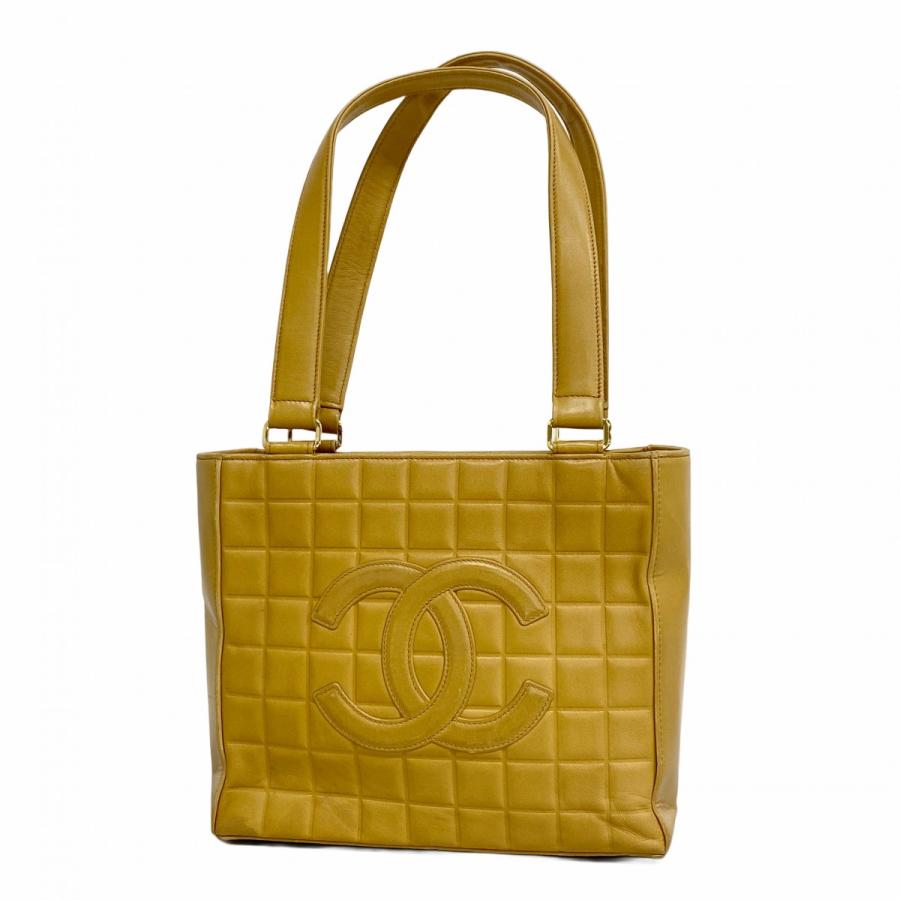 CHANEL 【5db2197】シャネル トートバッグ チョコバー CHANEL 【5db2197】シャネル トートバッグ チョコバー