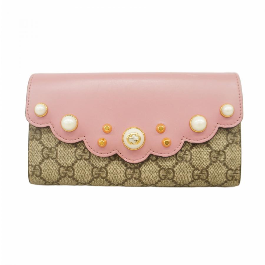 GUCCI 【5db2729】グッチ 長財布 GGスプリーム 431474 PVC GUCCI 【5db2729】グッチ 長財布 GGスプリーム 431474 PVC