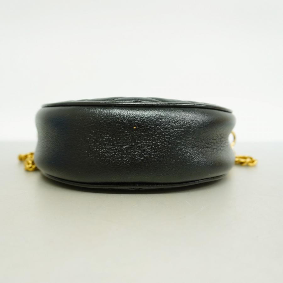 グッチ GGマーモント チェーン ショルダーバッグ 550154 ネイビー