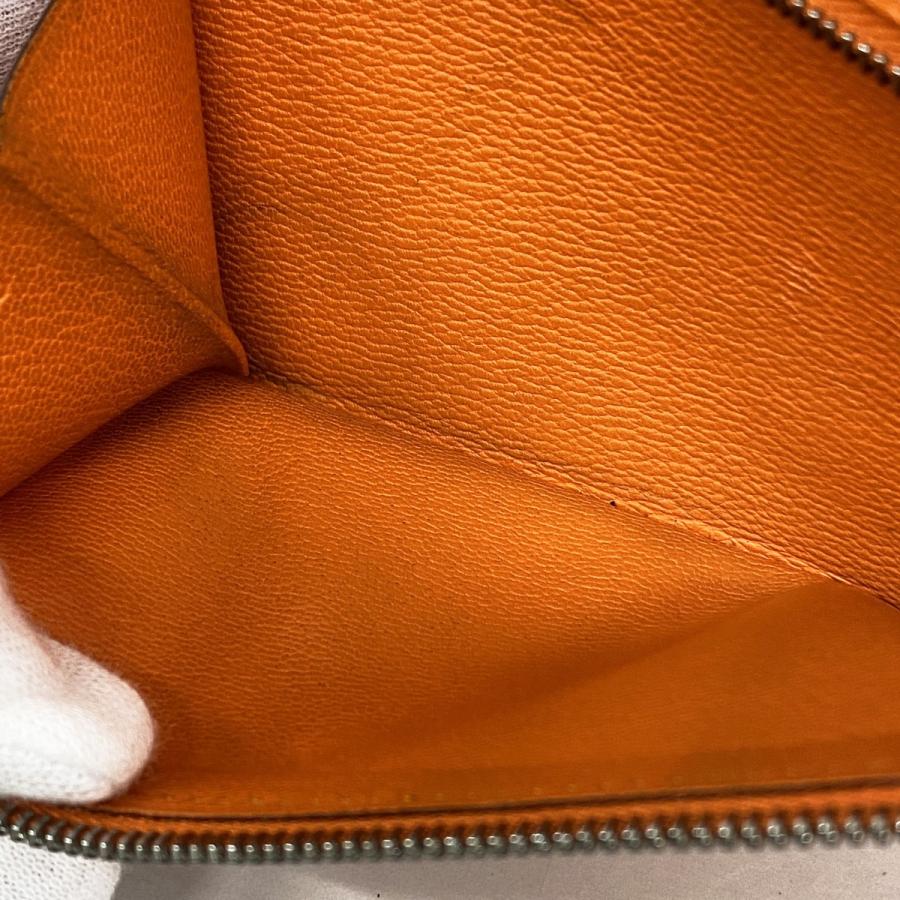 HERMES 【5db3224】エルメス 長財布 ベアン リザード オレンジ HERMES 【5db3224】エルメス 長財布 ベアン リザード オレンジ