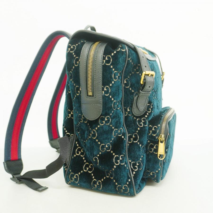 グッチ GUCCI リュック・デイパック GGベルベット 574923 グリーン