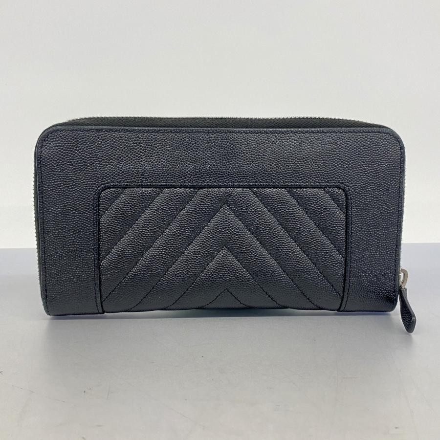 CHANEL 【5dc4958】シャネル 長財布 Vステッチ キャビアスキン CHANEL 【5dc4958】シャネル 長財布 Vステッチ キャビアスキン
