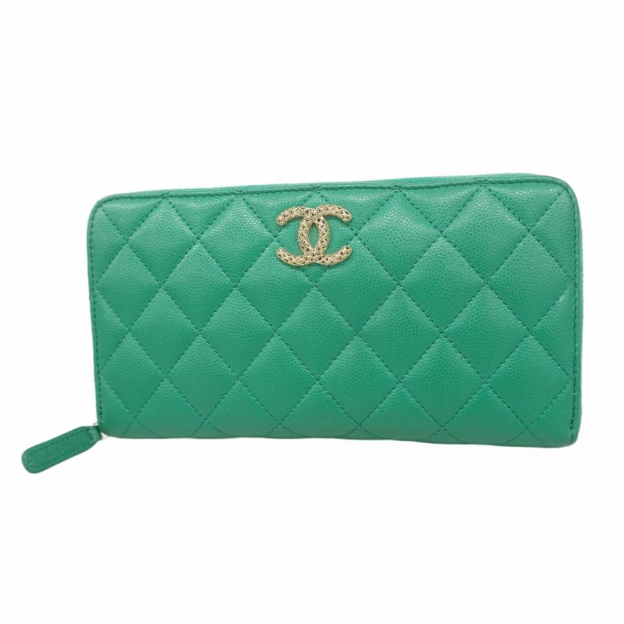 CHANEL 【5dd5200】シャネル 長財布 マトラッセ キャビアスキン 