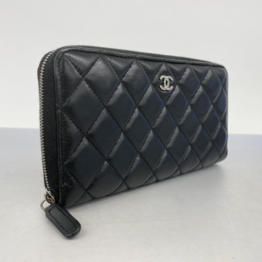CHANEL 【5dd5228】シャネル 長財布 マトラッセ ラムスキン CHANEL 【5dd5228】シャネル 長財布 マトラッセ ラムスキン