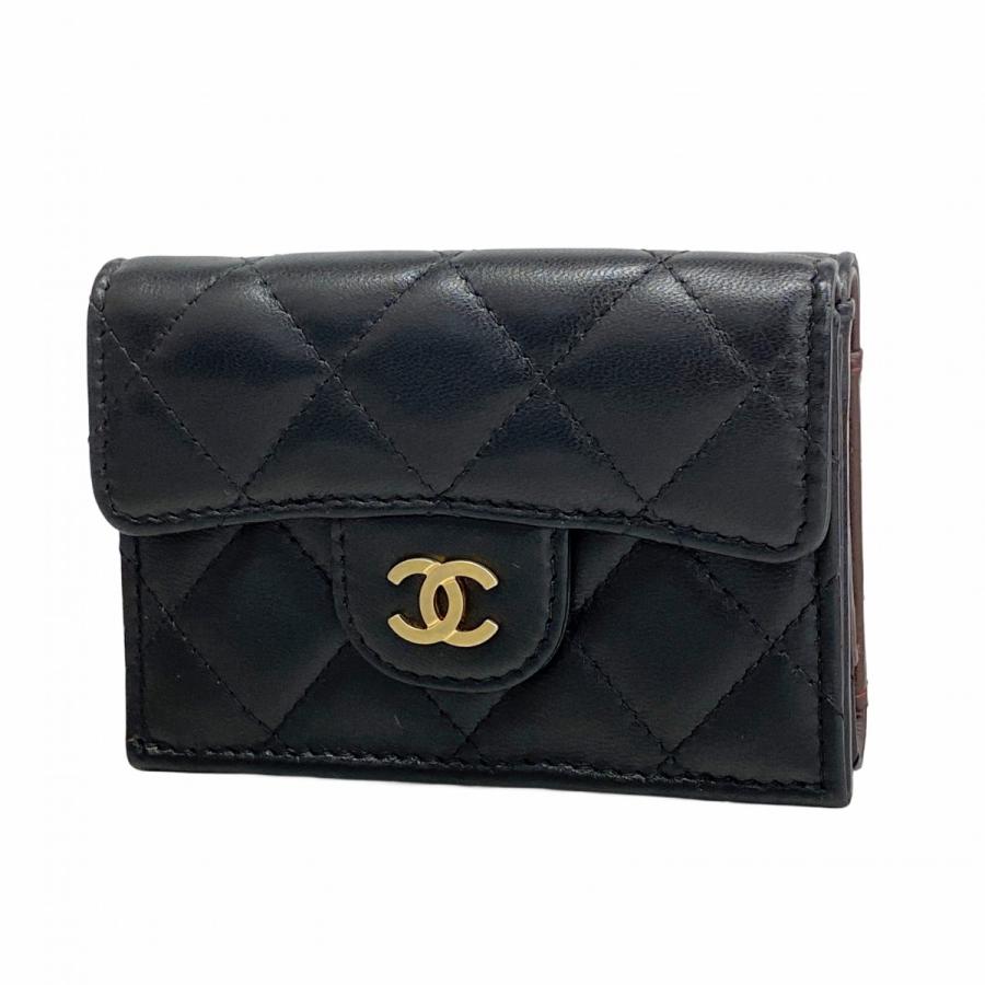 CHANEL 【5dd5917】シャネル 三つ折り財布 マトラッセ CHANEL 【5dd5917】シャネル 三つ折り財布 マトラッセ