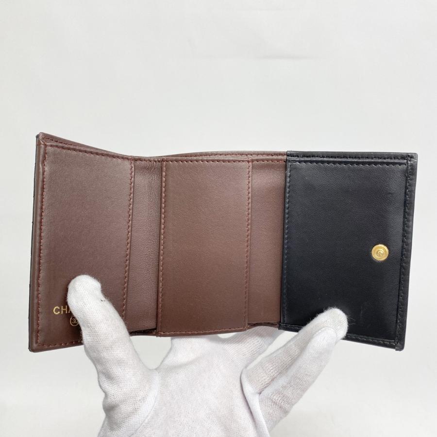 CHANEL 【5dd5917】シャネル 三つ折り財布 マトラッセ CHANEL 【5dd5917】シャネル 三つ折り財布 マトラッセ