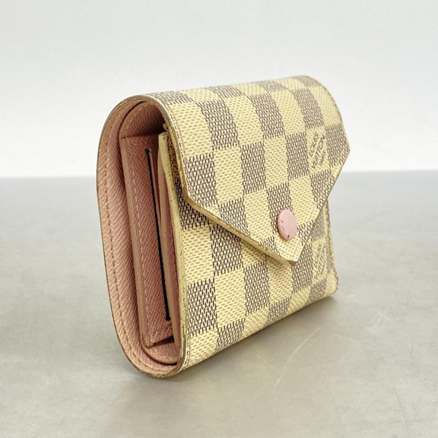 LOUISVUITTON ルイヴィトン 三つ折り財布 ダミエ アズール ポルト