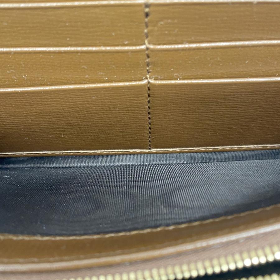 GUCCI 【5ec2520】グッチ 長財布 GGスプリーム 673003 PVC ブラウン  