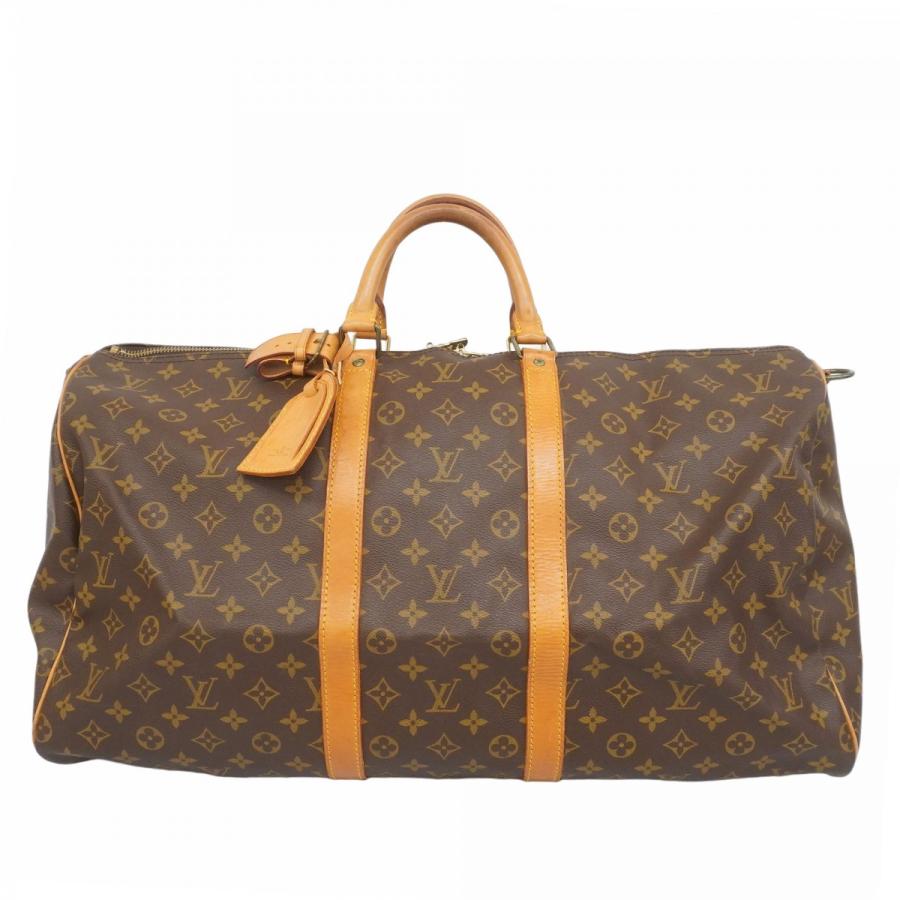 ヴィトンキーポル バンドリエール 55 モノグラム ボストンバッグ VI8910