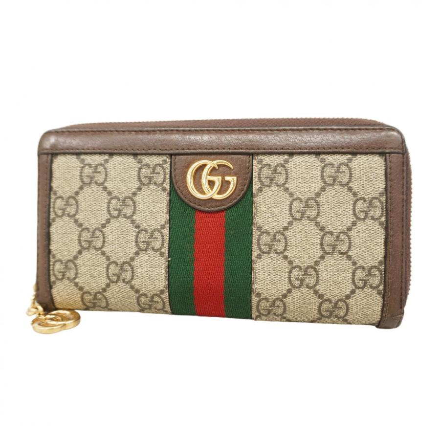 GUCCI ☆最終価格【5ec3026】グッチ 長財布 オフィディア 523154 PVC  