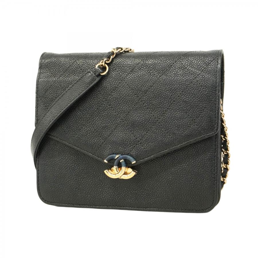 CHANEL 【5ec3190】シャネル ショルダーウォレット マトラッセ  