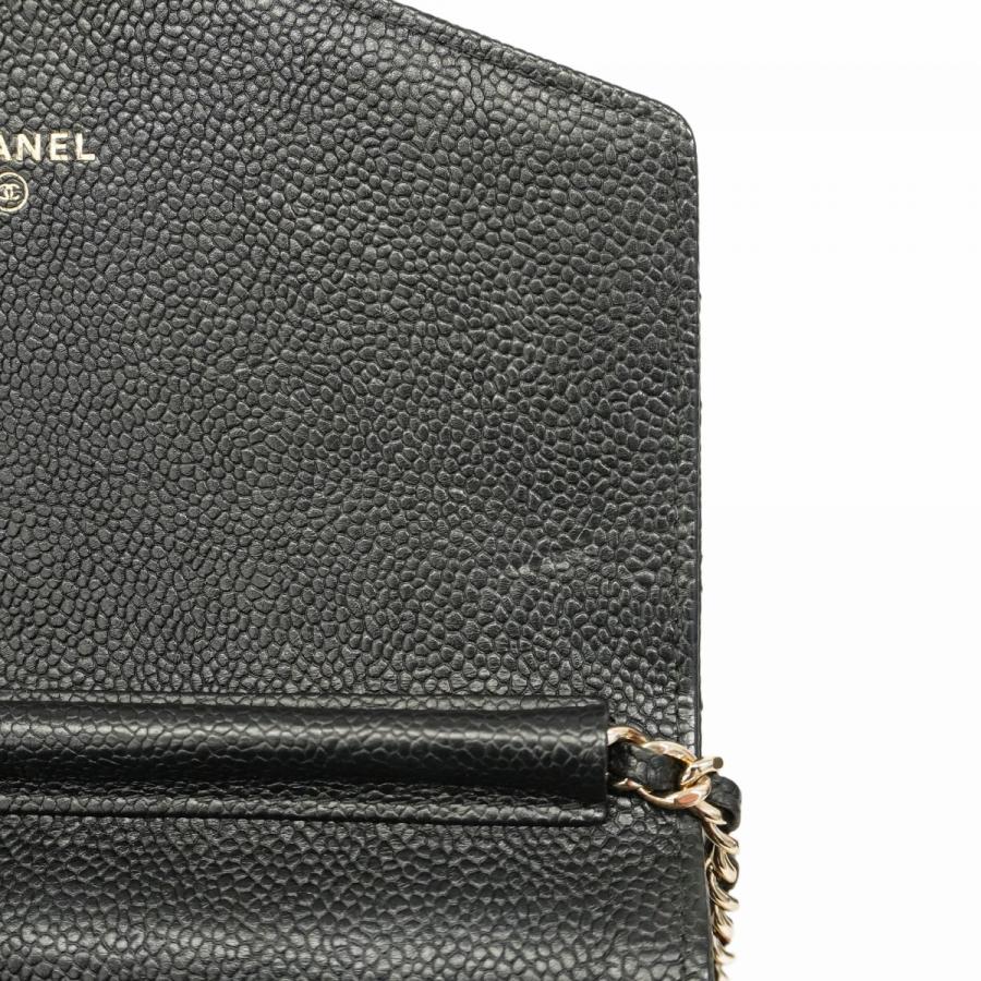 CHANEL 【5ec3190】シャネル ショルダーウォレット マトラッセ  