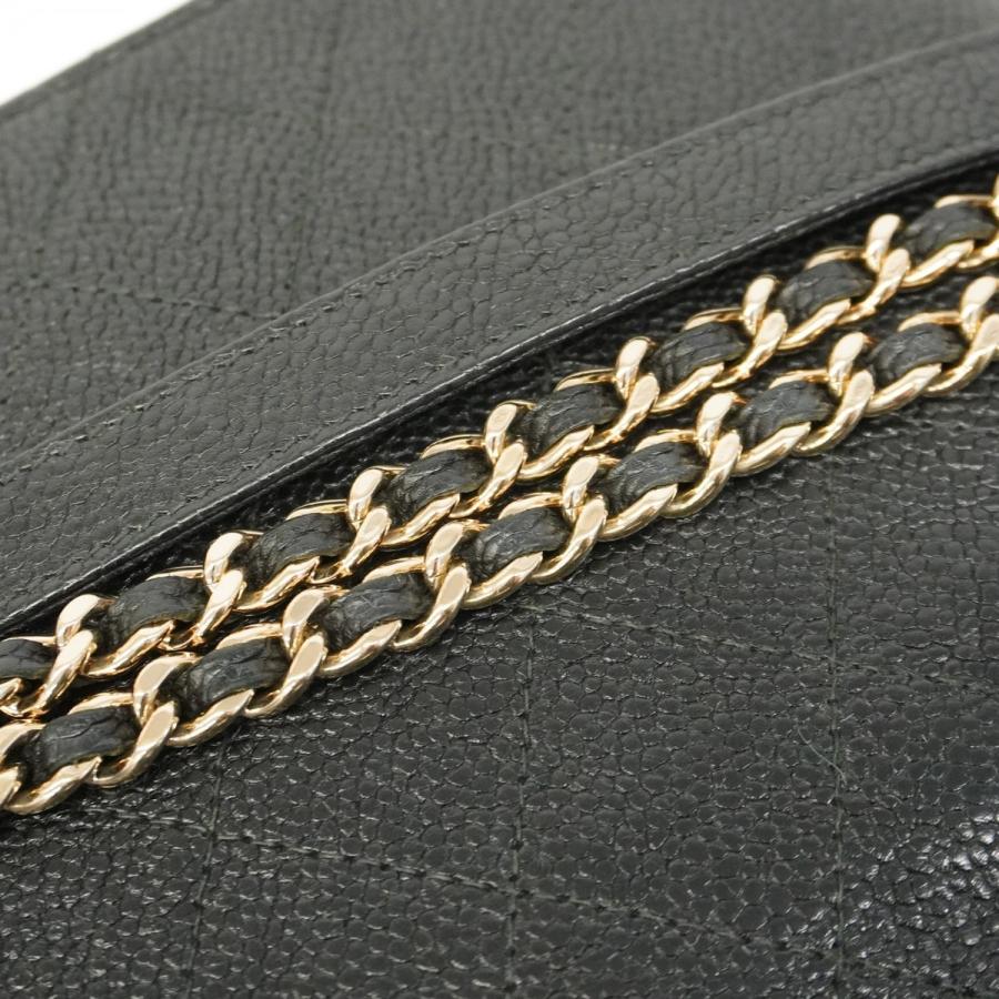 CHANEL 【5ec3190】シャネル ショルダーウォレット マトラッセ  