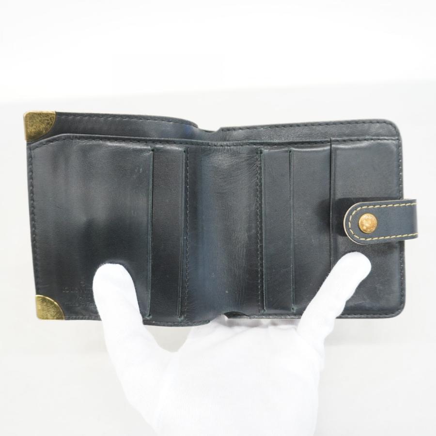 5ec3565】ルイヴィトン 財布 スハリ コンパクトジップ M91828 ノワール