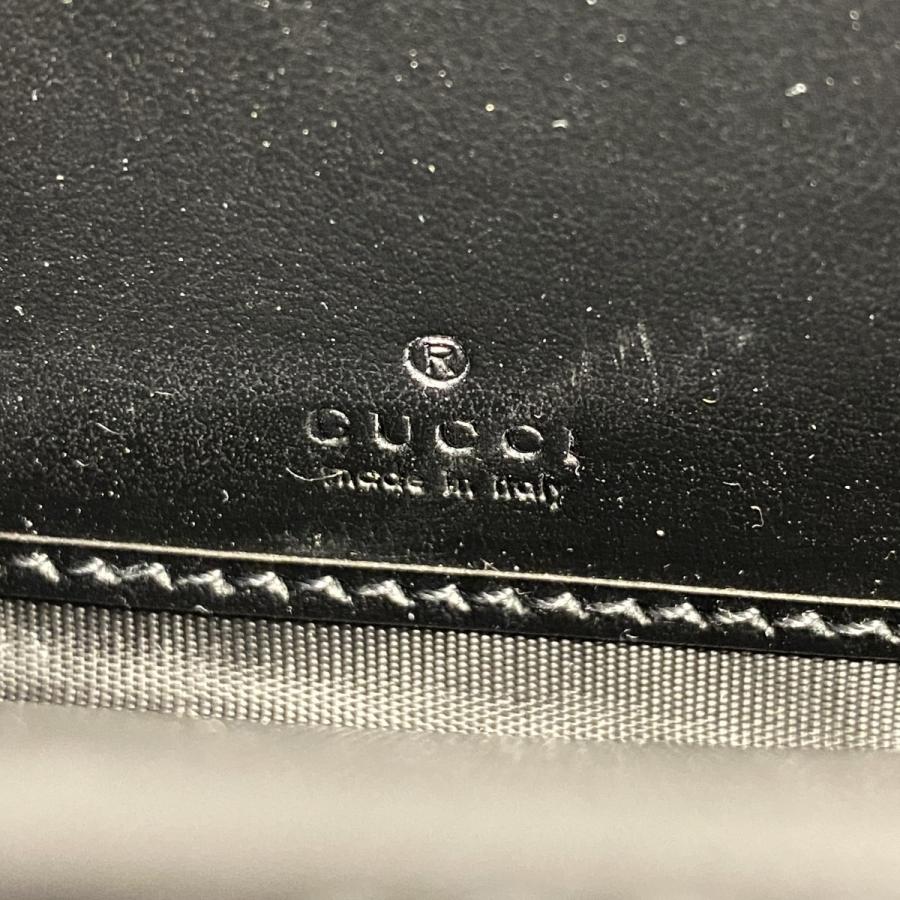 GUCCI 【5ec3658】グッチ 長財布 GGマーモント 443123 レザー ブラック  