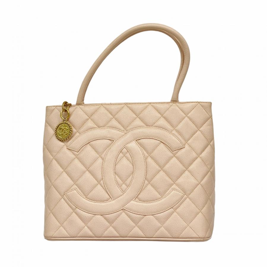CHANEL 【5ec3669】シャネル トートバッグ 復刻トート キャビアスキン 