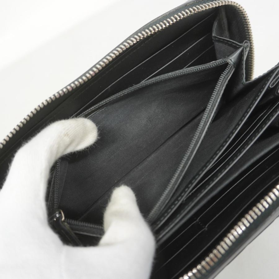 GUCCI 【5ed4668】グッチ 長財布 グッチシマ 278635 レザー ブラック  