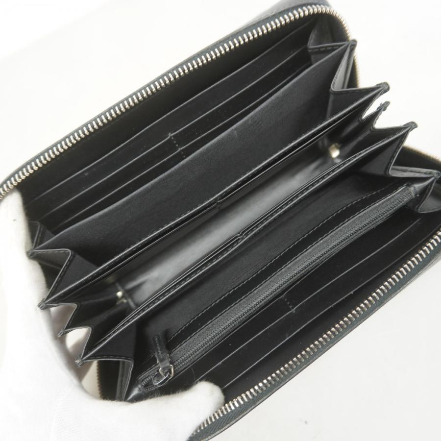 GUCCI 【5ed4668】グッチ 長財布 グッチシマ 278635 レザー ブラック  