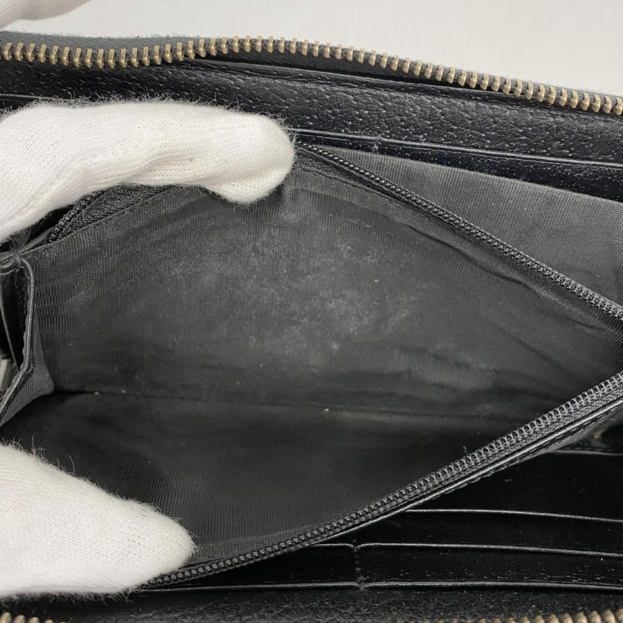 GUCCI 【5ed5930】グッチ 長財布 GGマーモント 428736 レザー ブラック  