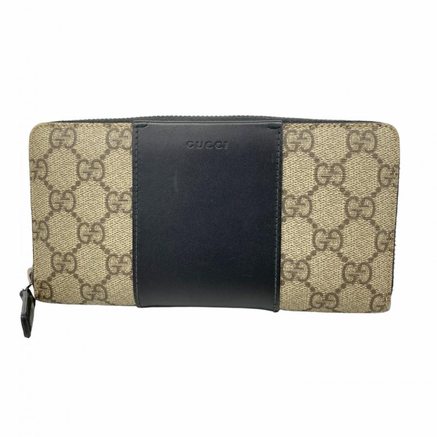 GUCCI 【5ed5977】グッチ 長財布 GGスプリーム 451249 PVC ブラウン  