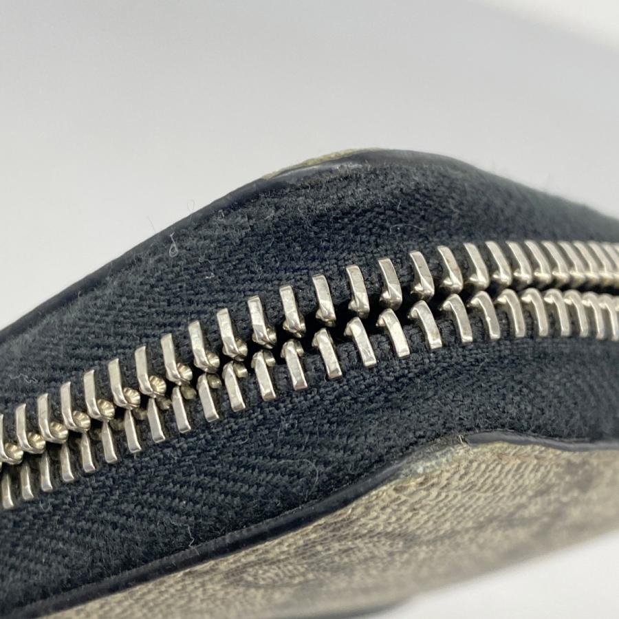 GUCCI 【5ed5977】グッチ 長財布 GGスプリーム 451249 PVC ブラウン  