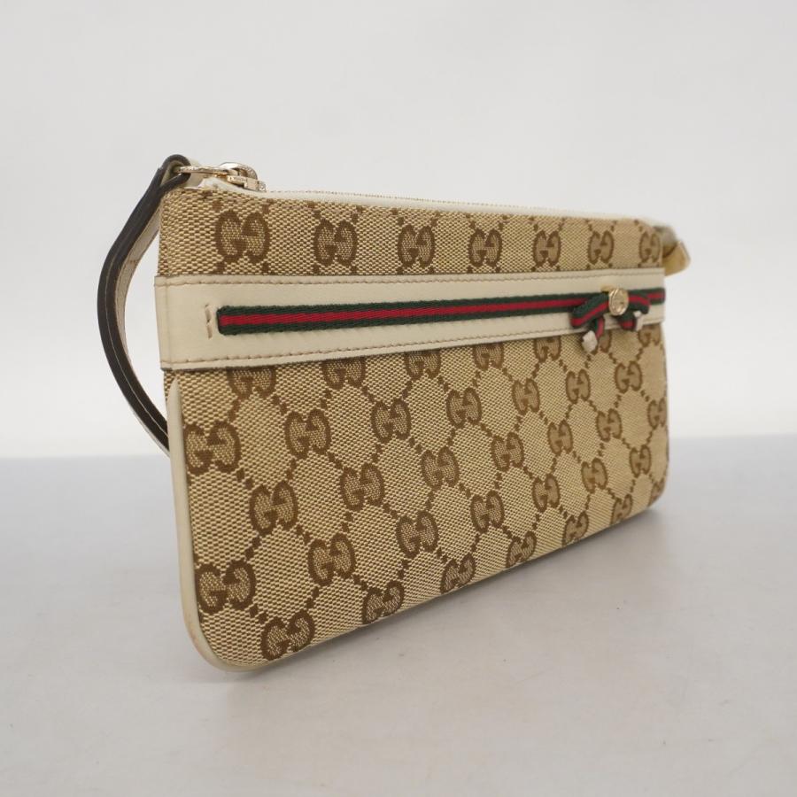 GUCCI GG柄ポーチ ベージュ GUCCI グッチ GG柄 ハンドバッグ アクセサリーポーチ GG