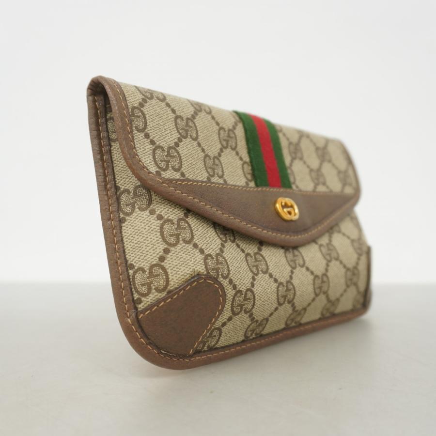 Gucci GGパターン ポーチ ベージュ/ブラウン