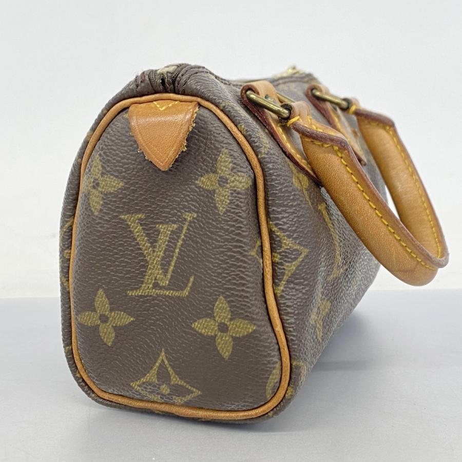 LOUIS VUITTON ハンドバッグ モノグラム ミニスピーディ ブラウン