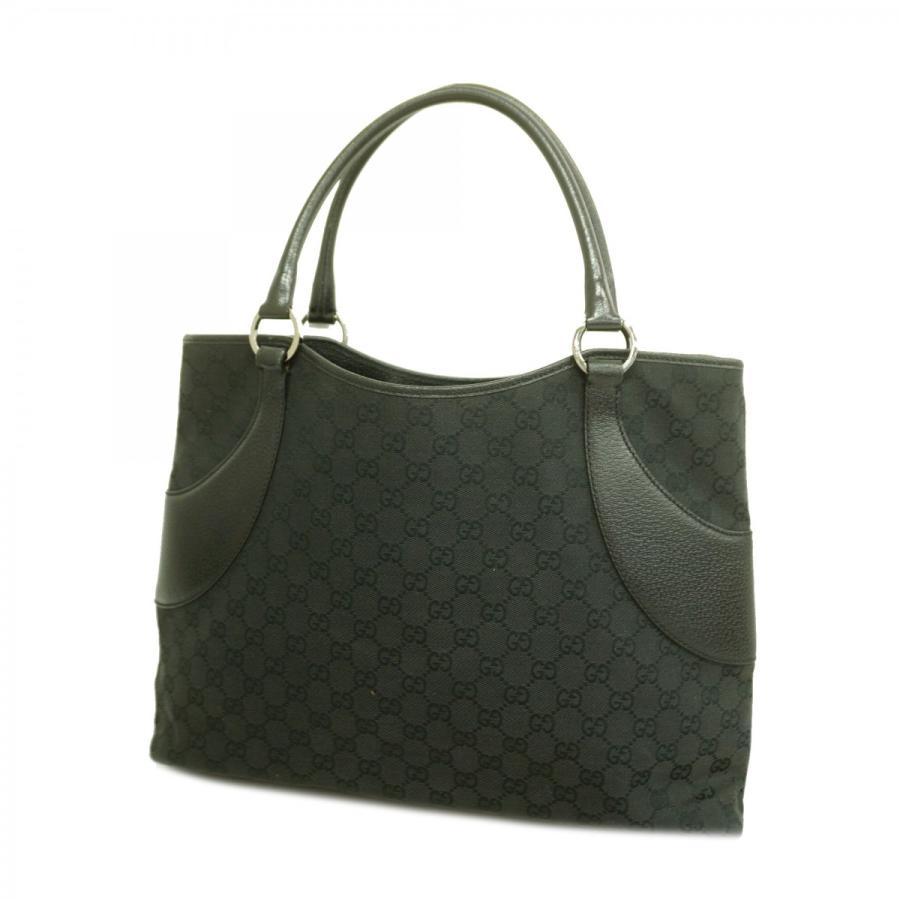 GUCCI グッチ GGキャンバス トートバック 肩掛け ブラック 113016
