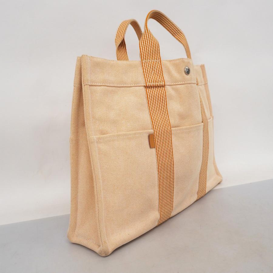 美品！エルメスHermes　ニューフールトゥMM　新型　ハンドバッグ　キャンバス HERMES エルメス ハンドバッグ トートバッグ フールトゥMM