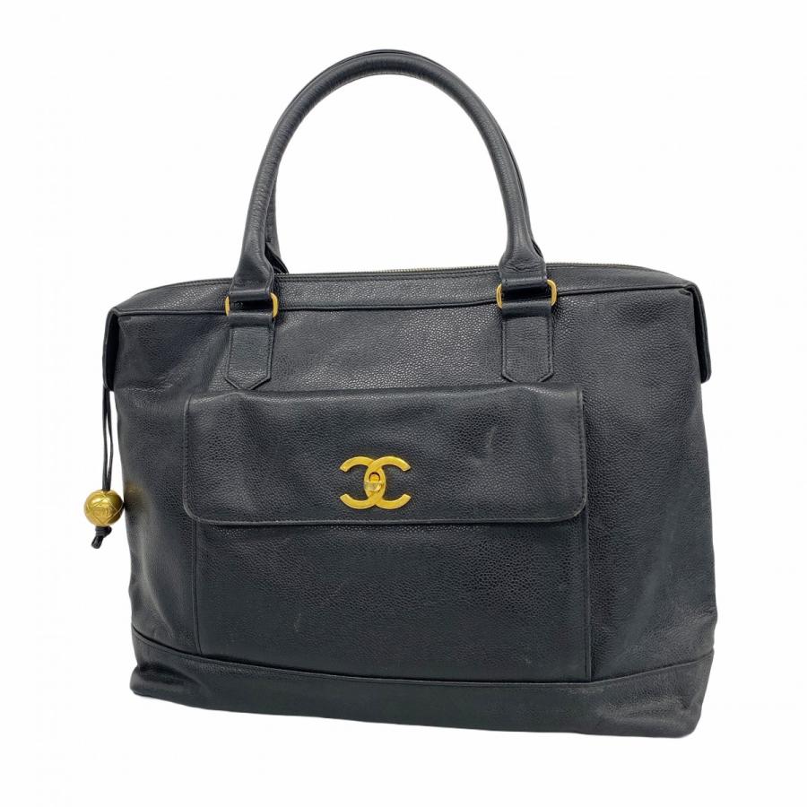 CHANEL ☆SALE【5gd4113-h】シャネル トートバッグ キャビアスキン  