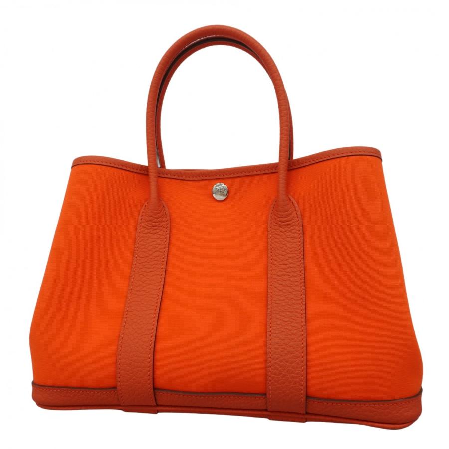 HERMES エルメス トートバッグ オレンジ - 4500325E0101
