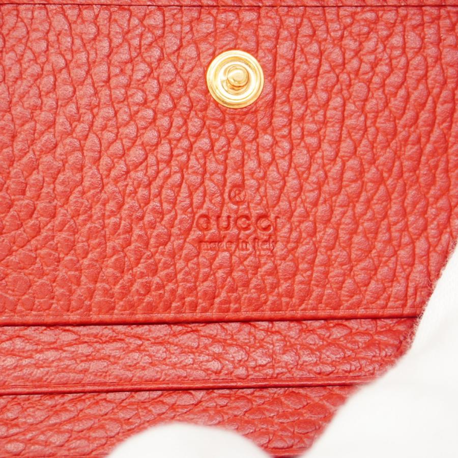 GUCCI 【5gd5526-h】グッチ 財布 GGマーモント 456126 レザー レッド  