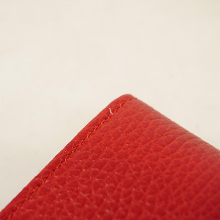 GUCCI 【5gd5526-h】グッチ 財布 GGマーモント 456126 レザー レッド  