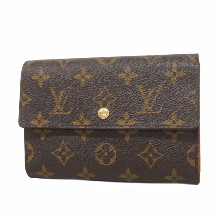 LOUIS VUITTON 【5ge5722-h】ルイヴィトン 三つ折り財布 モノグラム  