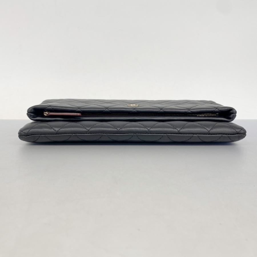 CHANEL 【5ge6058-h】シャネル クラッチバッグ マトラッセ ラムスキン  