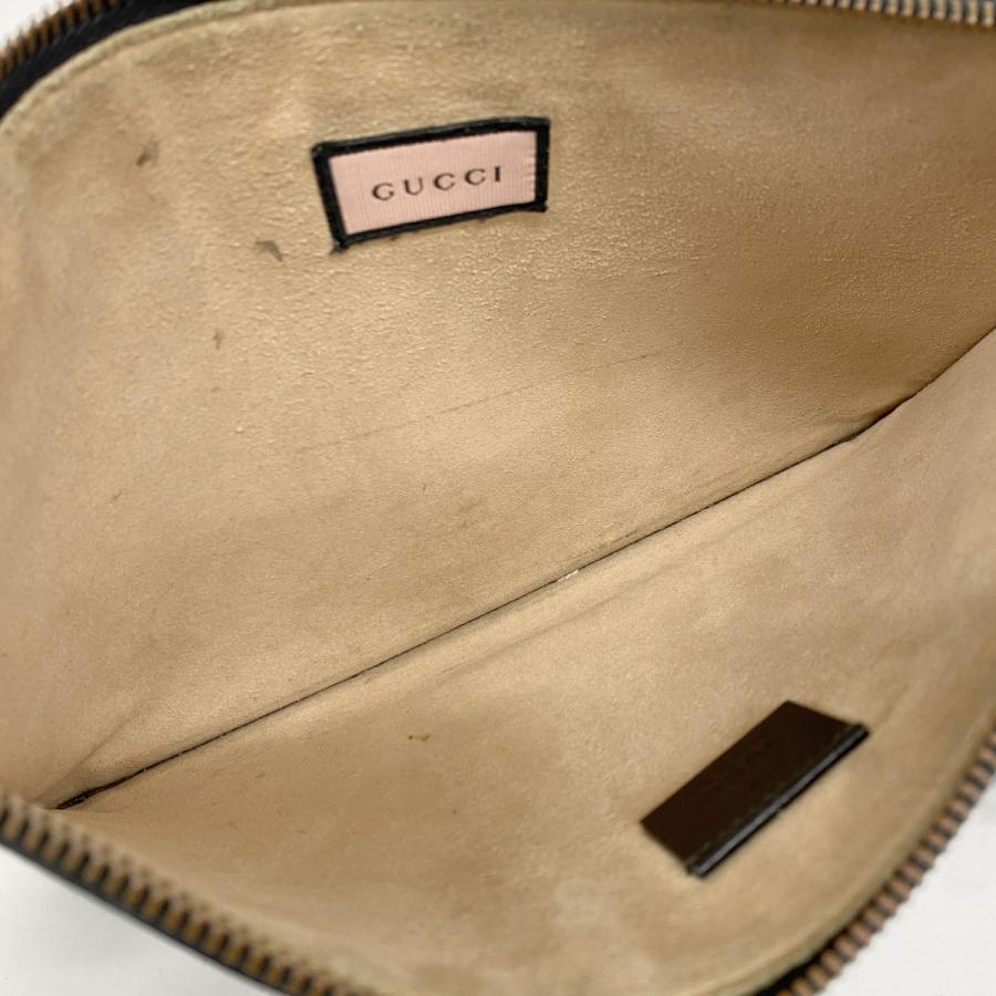GUCCI 【5ge6097】グッチ クラッチバッグ ゴースト 445597 レザー  