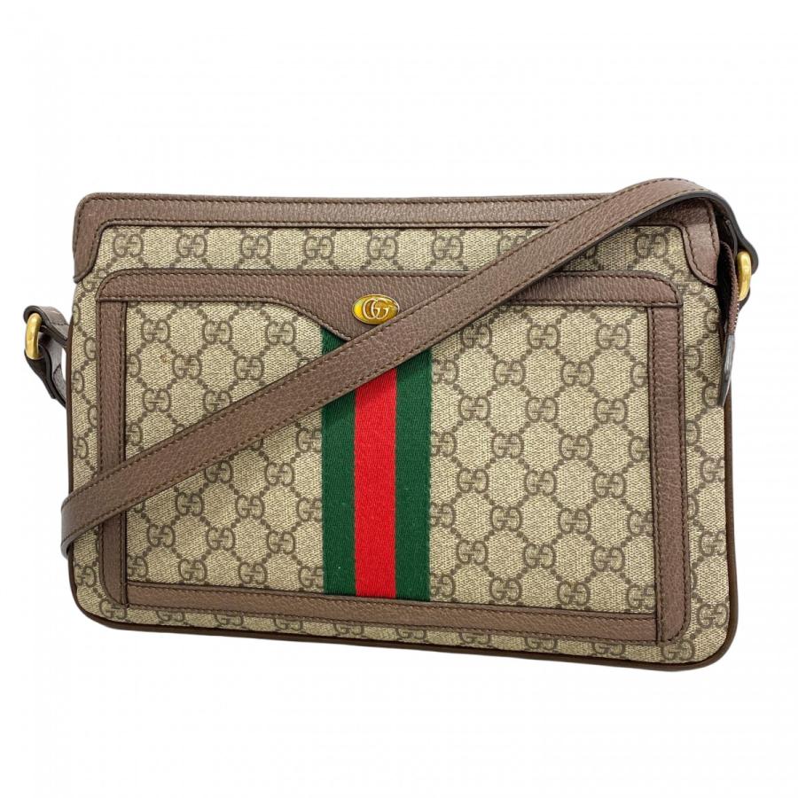 グッチ ショルダー バッグ PVC シェリーライン GGスプリーム 金具