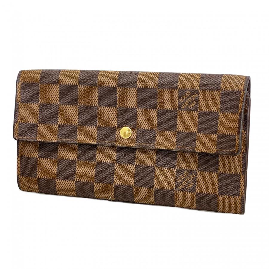 LOUIS VUITTON 【5ge6397-h】ルイヴィトン 長財布 ダミエ ポシェット  