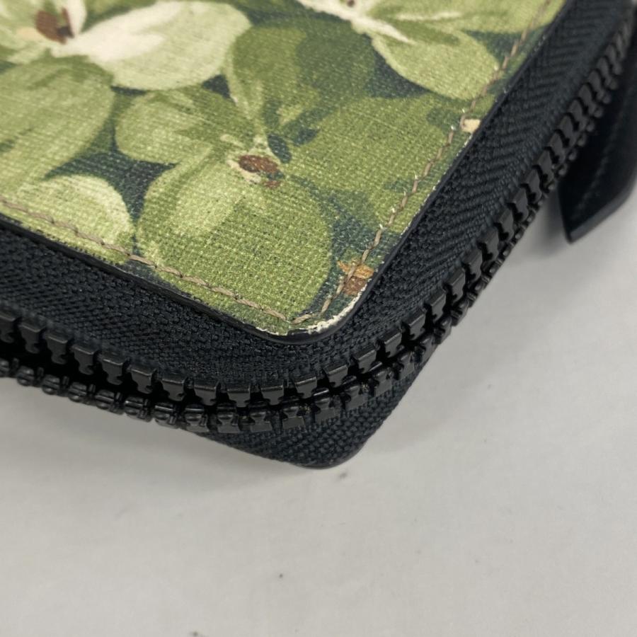 GUCCI 【5ge6517】グッチ 長財布 GGブルームス 408665 PVC グリーン  